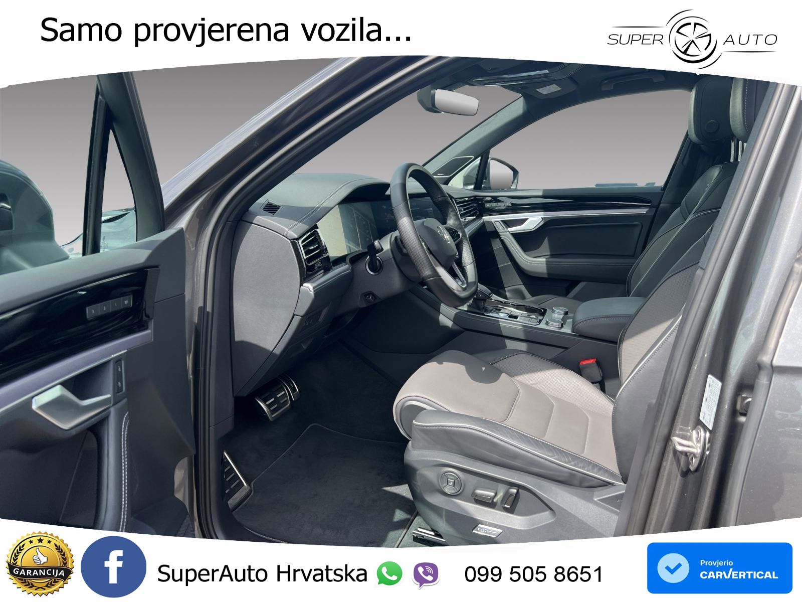 Volkswagen Touareg 3.0 V6 TDI (286 KS) 4MOTION Tiptronic R-Line ZRAČNI+ACC+GR SJED+KAM+PANO