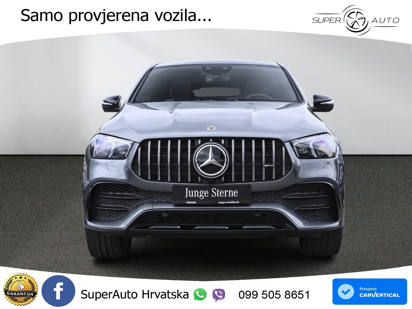 Mercedes AMG GLE Coupe 53 (435 KS) EQ Boost 4MATIC+ AMG SPEEDSHIFT TCT 9G ACC+HEAD+4xGR SJED+360+PANO