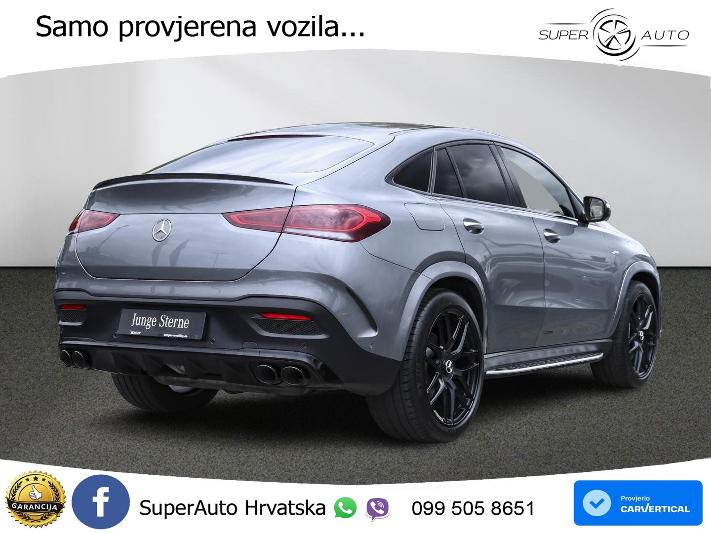 Mercedes AMG GLE Coupe 53 (435 KS) EQ Boost 4MATIC+ AMG SPEEDSHIFT TCT 9G ACC+HEAD+4xGR SJED+360+PANO