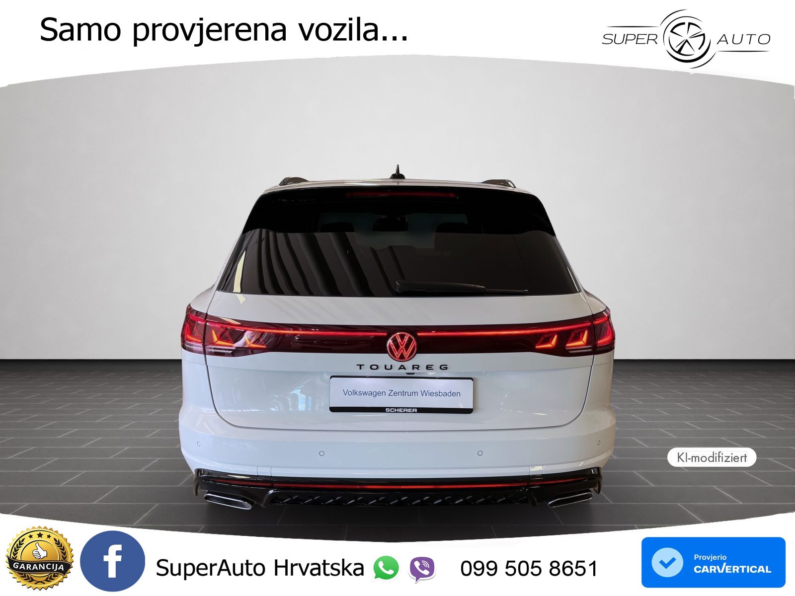 Volkswagen Touareg 3.0 V6 TDI (286 KS) 4MOTION Tiptronic ZRAČNI+ACC+GR SJED+KAM+PANO