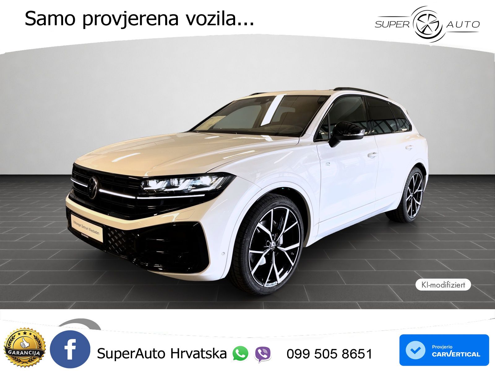 Volkswagen Touareg 3.0 V6 TDI (286 KS) 4MOTION Tiptronic ZRAČNI+ACC+GR SJED+KAM+PANO
