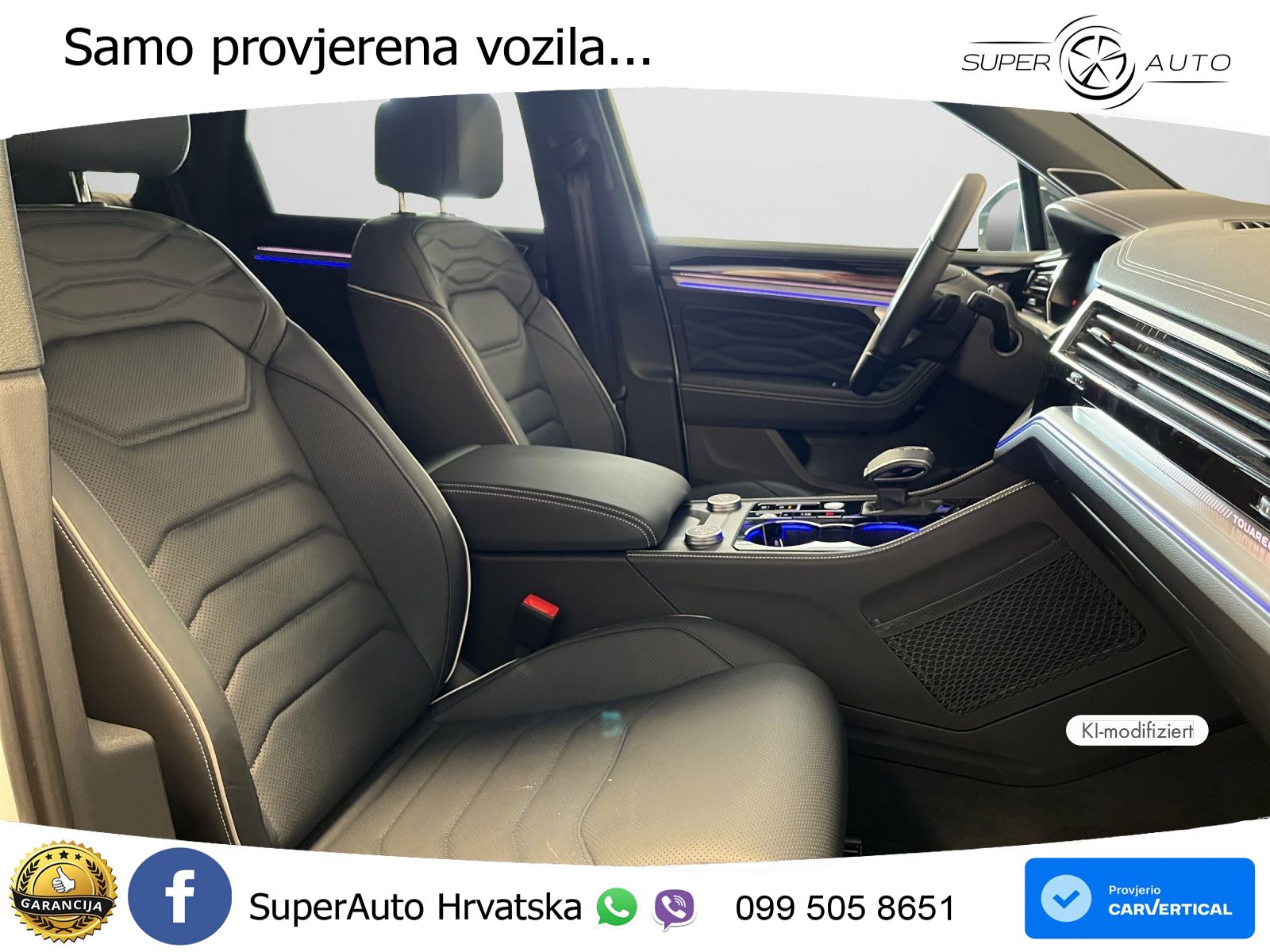 Volkswagen Touareg 3.0 V6 TDI (286 KS) 4MOTION Tiptronic ZRAČNI+ACC+GR SJED+KAM+PANO