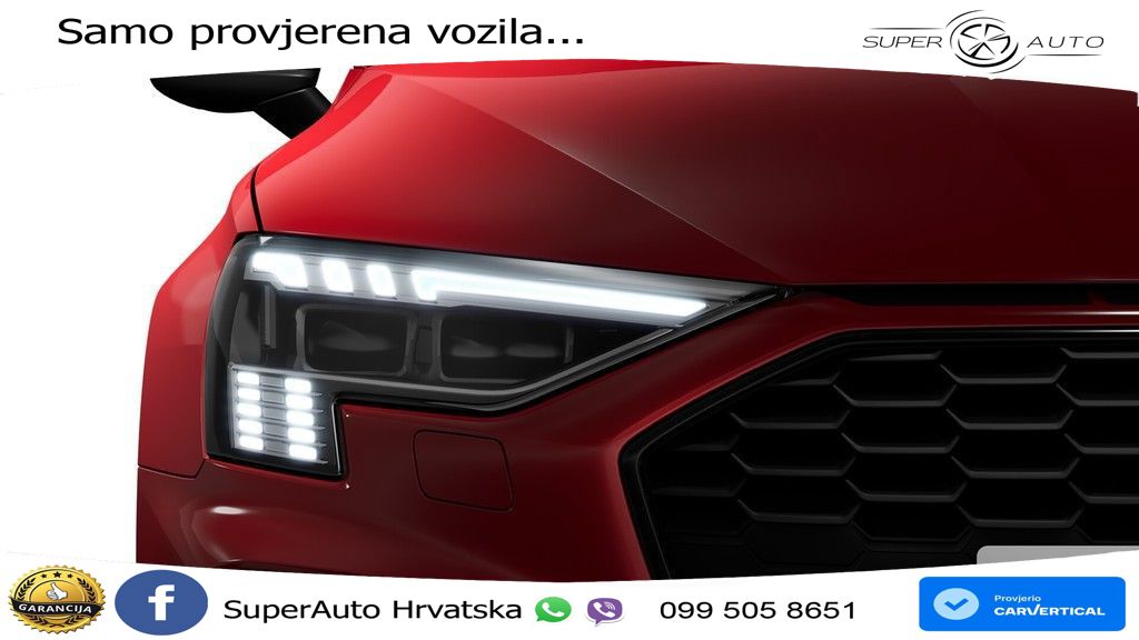 Audi A3 35 TFSI (150 KS) 2x S line MATRIX+GR SJED+KAM