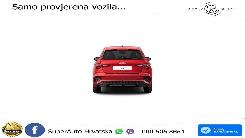 Audi A3 35 TFSI (150 KS) 2x S line MATRIX+GR SJED+KAM