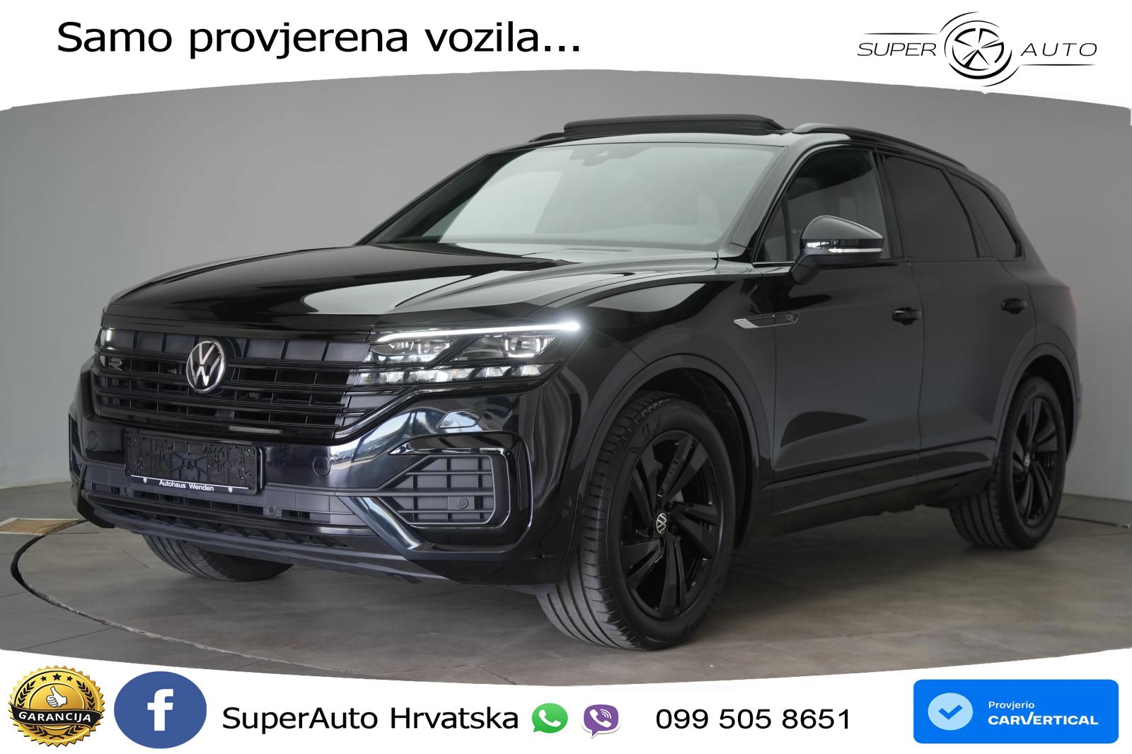 Volkswagen Touareg 3.0 V6 TDI (286 KS) 4MOTION Tiptronic R-Line ZRAČNI+ACC+GR SJED+KAM+PANO