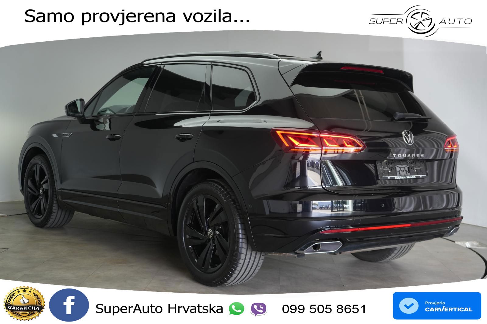 Volkswagen Touareg 3.0 V6 TDI (286 KS) 4MOTION Tiptronic R-Line ZRAČNI+ACC+GR SJED+KAM+PANO