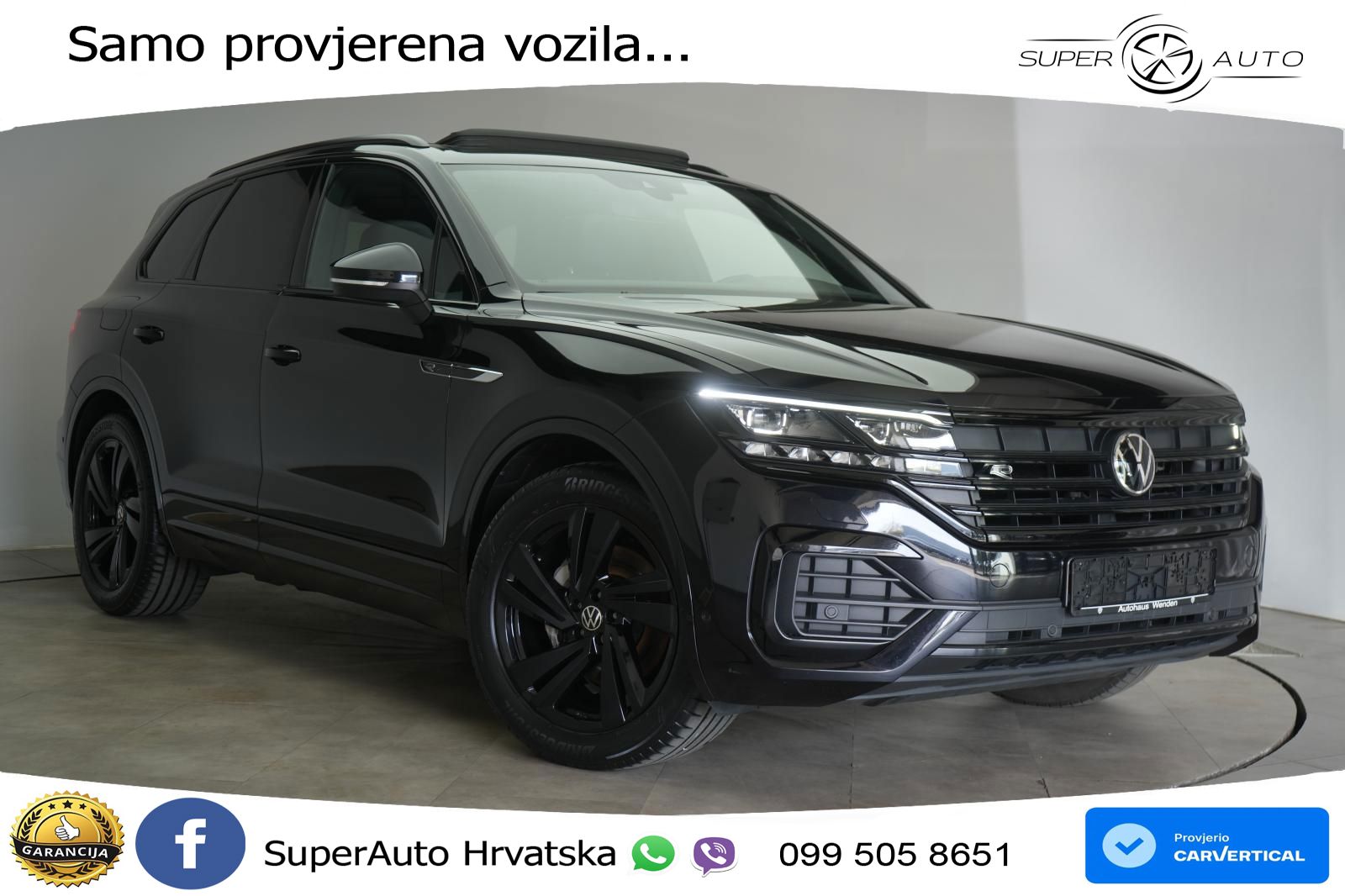 Volkswagen Touareg 3.0 V6 TDI (286 KS) 4MOTION Tiptronic R-Line ZRAČNI+ACC+GR SJED+KAM+PANO