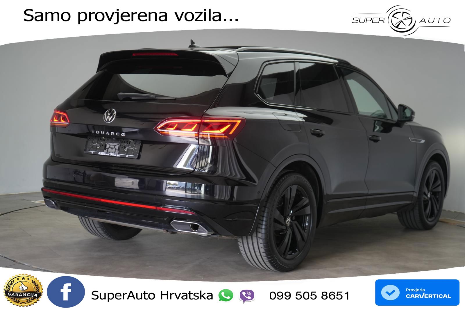 Volkswagen Touareg 3.0 V6 TDI (286 KS) 4MOTION Tiptronic R-Line ZRAČNI+ACC+GR SJED+KAM+PANO