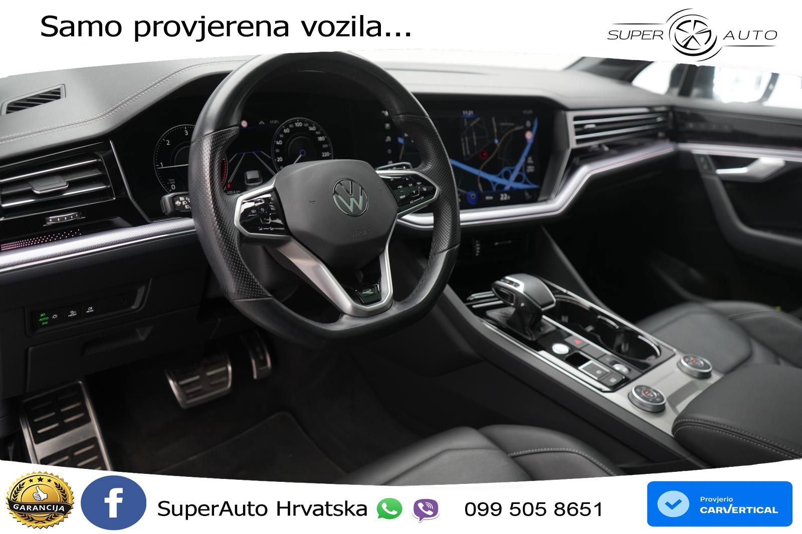 Volkswagen Touareg 3.0 V6 TDI (286 KS) 4MOTION Tiptronic R-Line ZRAČNI+ACC+GR SJED+KAM+PANO