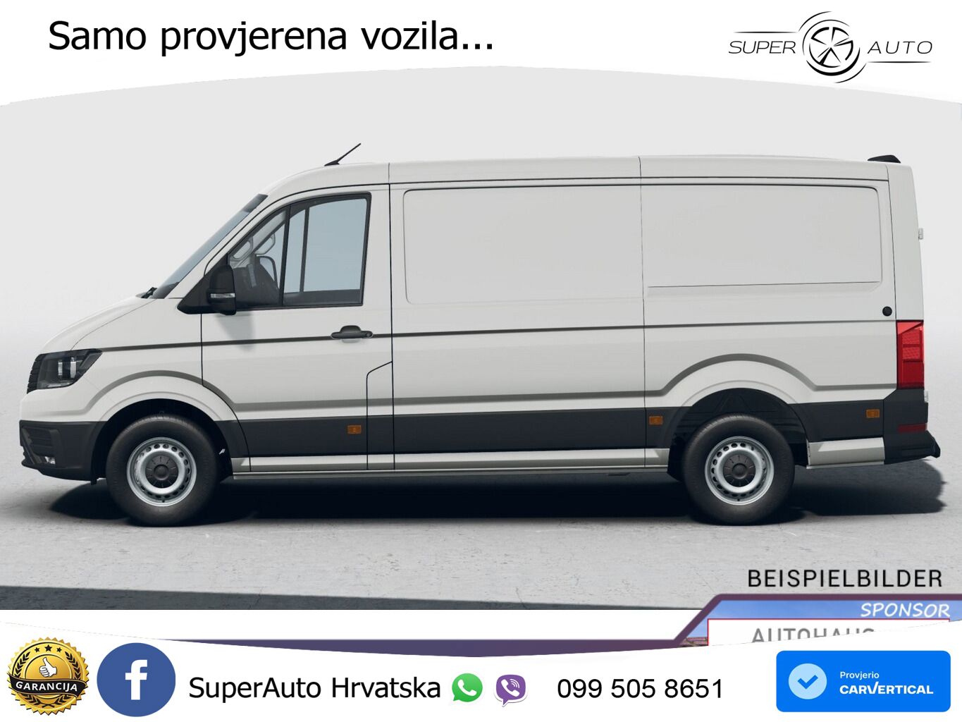 Volkswagen Crafter 35 AT8 L3H2 3S Temp AppC 2xPDC UVP-39%* 140 KS