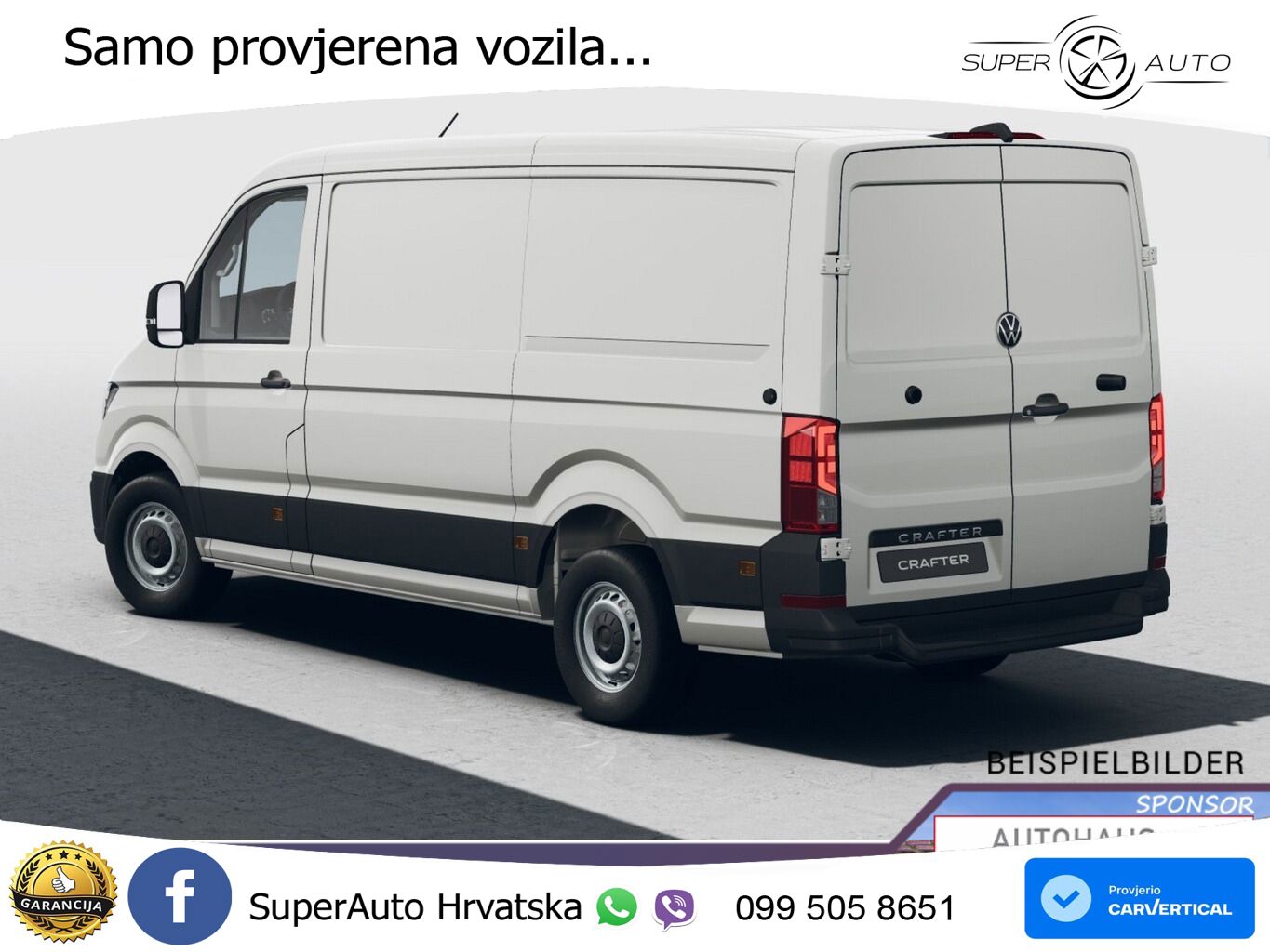 Volkswagen Crafter 35 AT8 L3H2 3S Temp AppC 2xPDC UVP-39%* 140 KS