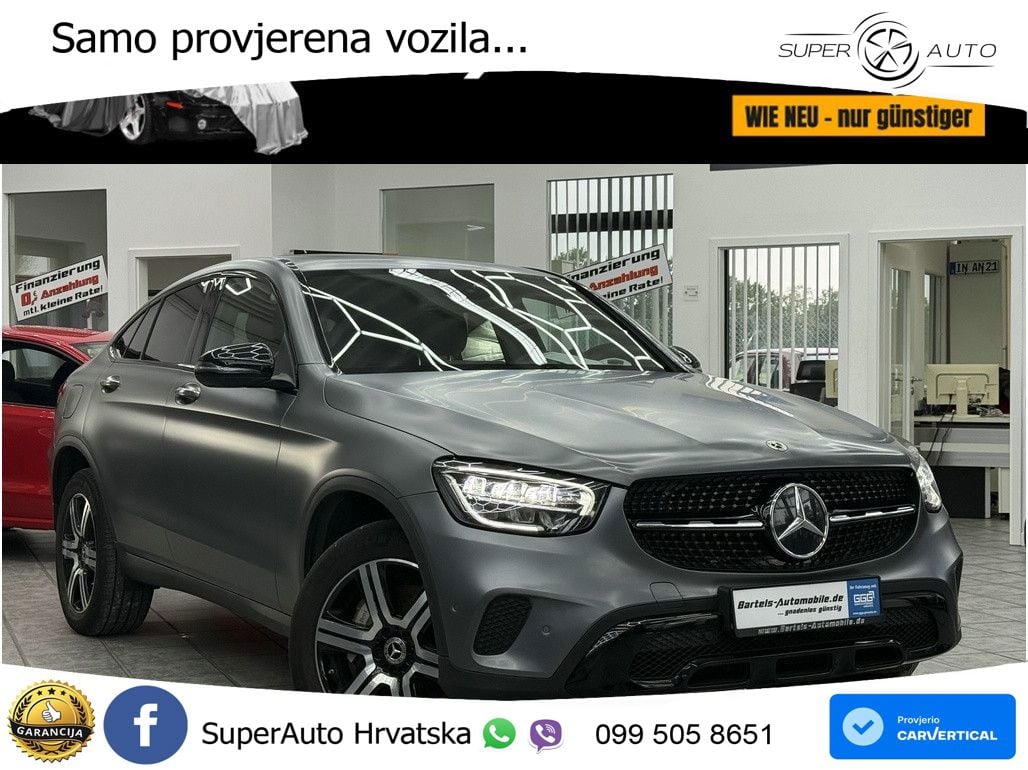 Mercedes GLC Coupe 220d (194 KS) 4MATIC G-TRONIC LED+GR SJED+ACC