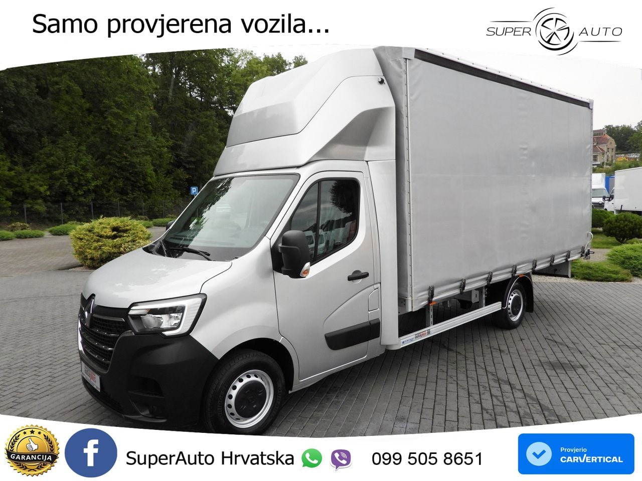 Renault MASTER PRITSCHE PLANE 10 PALETTEN TEMPOMAT 165 KS