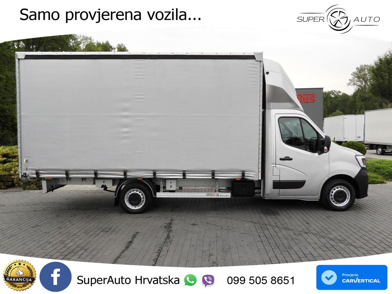 Renault MASTER PRITSCHE PLANE 10 PALETTEN TEMPOMAT 165 KS