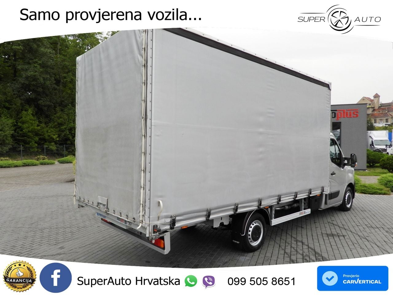 Renault MASTER PRITSCHE PLANE 10 PALETTEN TEMPOMAT 165 KS