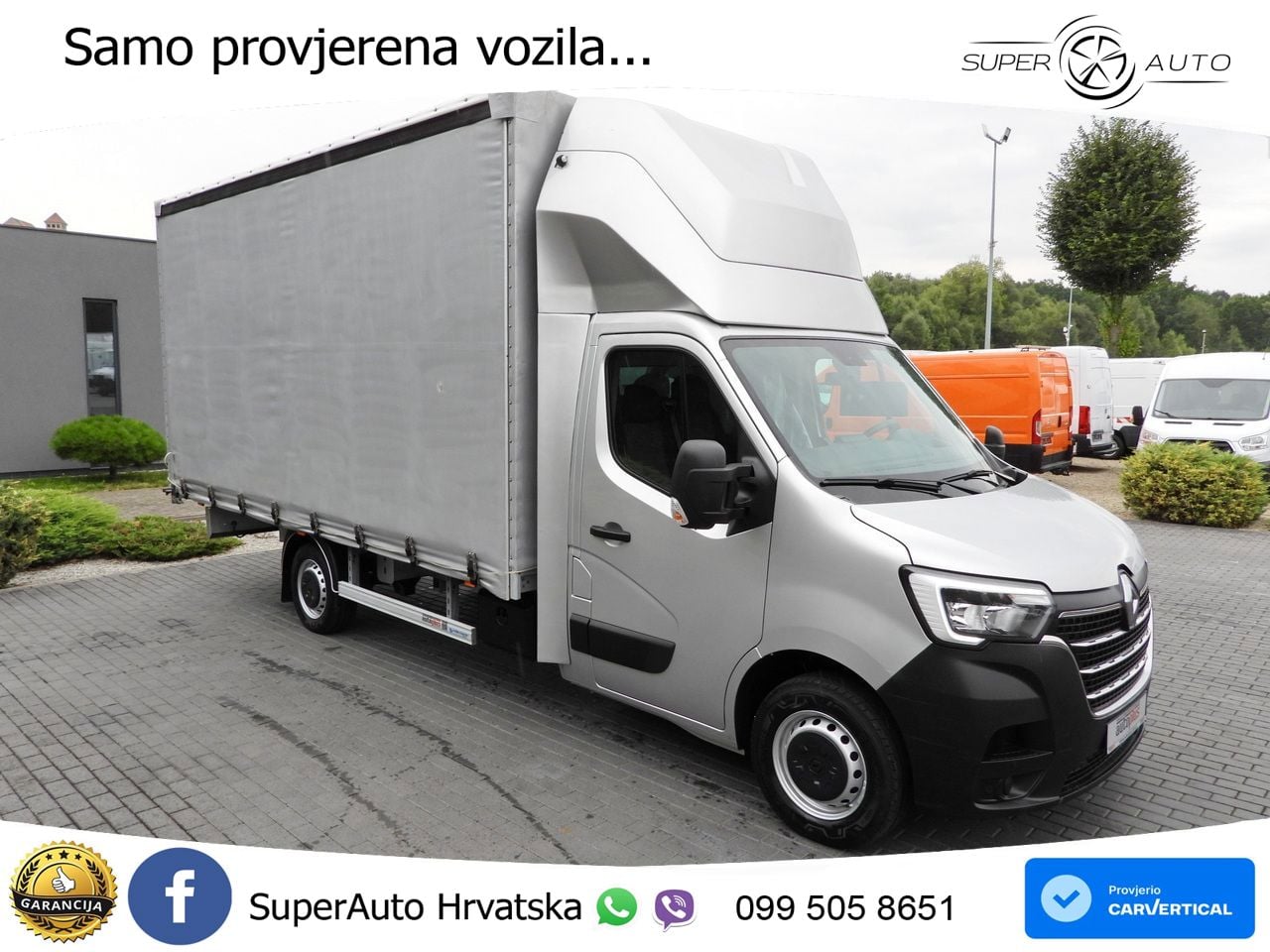 Renault MASTER PRITSCHE PLANE 10 PALETTEN TEMPOMAT 165 KS