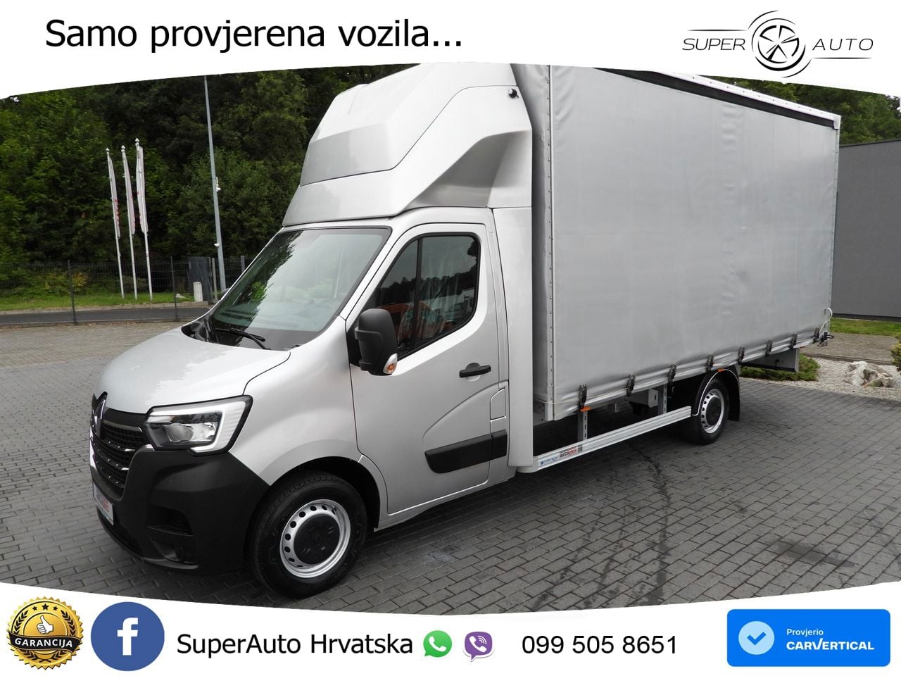 Renault MASTER PRITSCHE PLANE 10 PALETTEN TEMPOMAT 165 KS