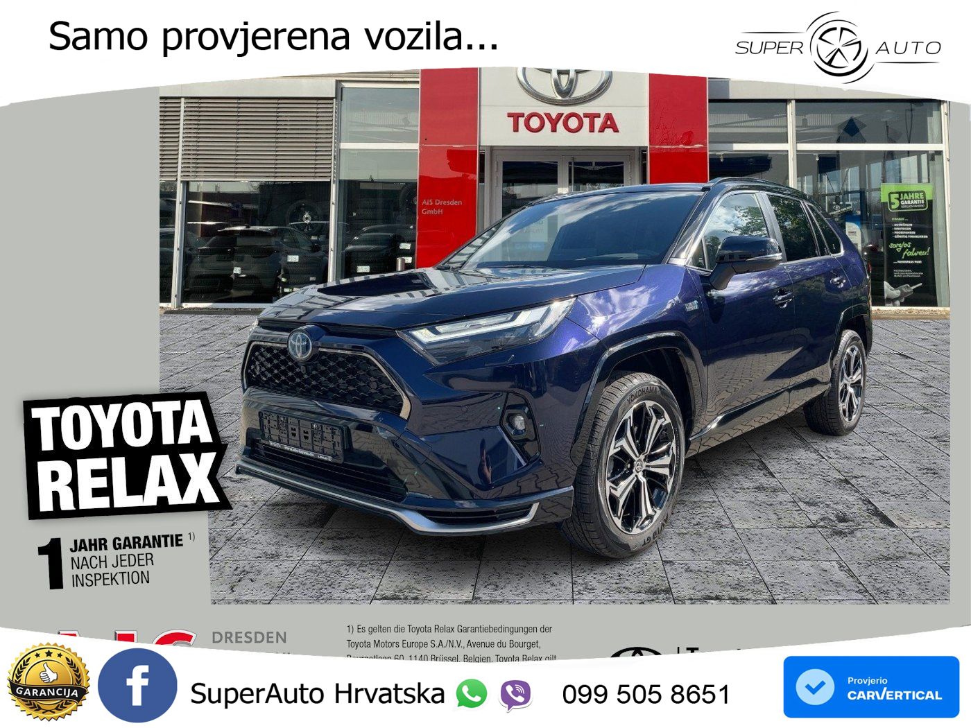 Toyota RAV4 2.5 (306 KS) Hybrid AWD-i eCVT Style LED+GR SJED+ACC
