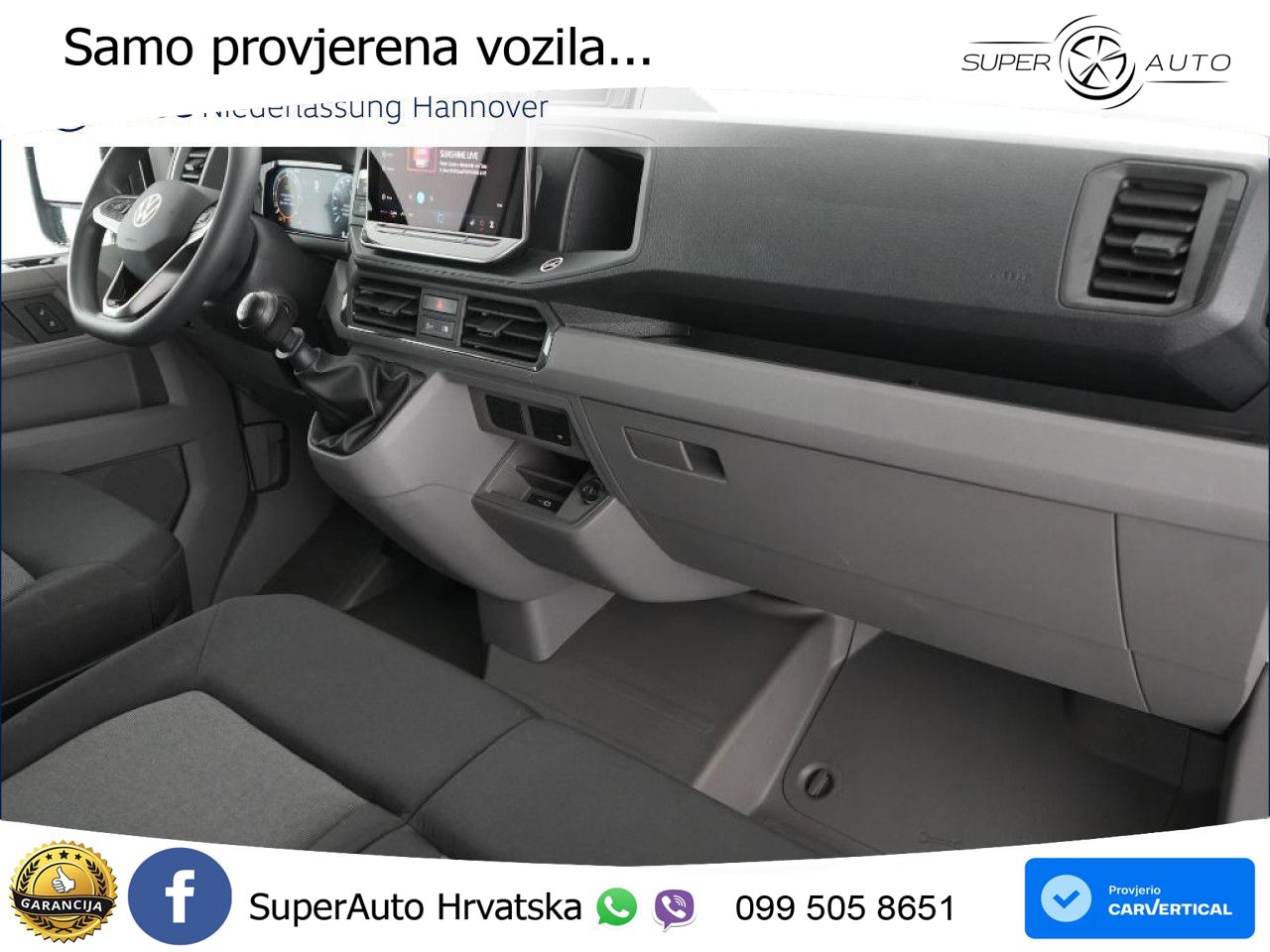 Volkswagen Crafter Kasten langer Radstand vorn.AHK Klima 140 KS
