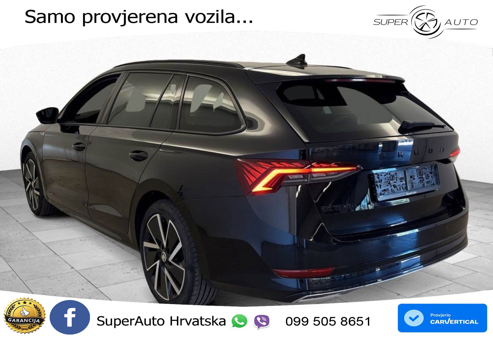 Škoda Octavia Combi 2.0 TDI (150 KS) 4x4 DSG SportLine LED+GR SJED+ACC
