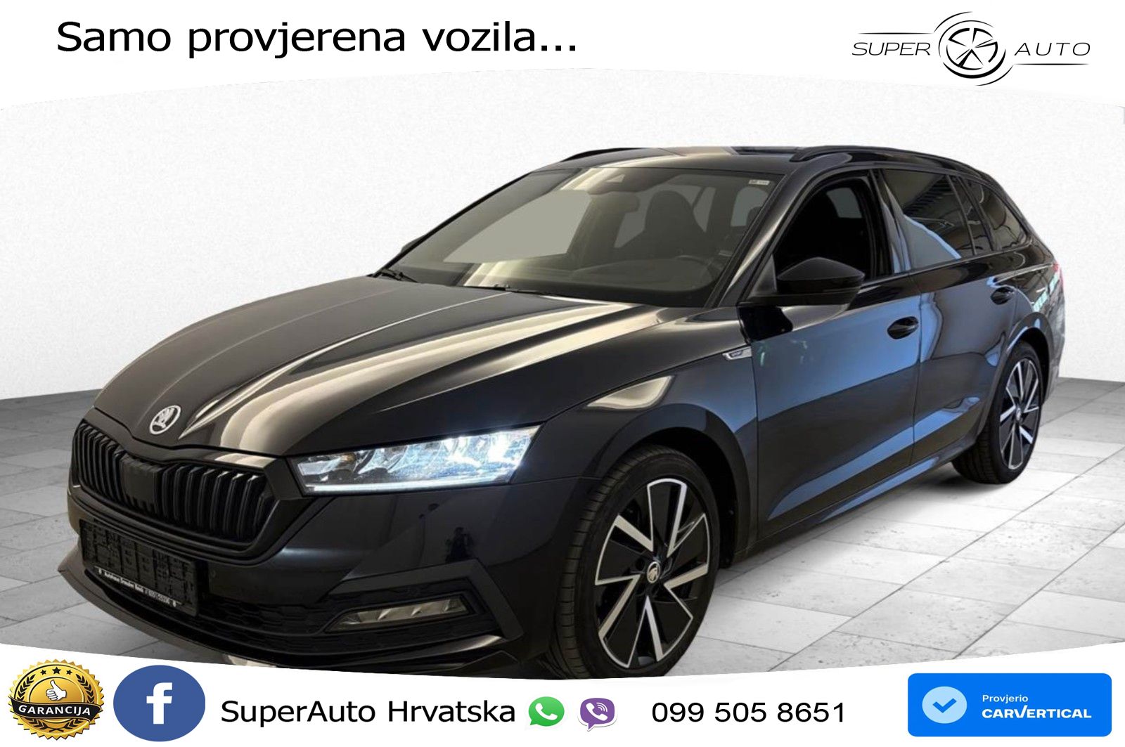 Škoda Octavia Combi 2.0 TDI (150 KS) 4x4 DSG SportLine LED+GR SJED+ACC