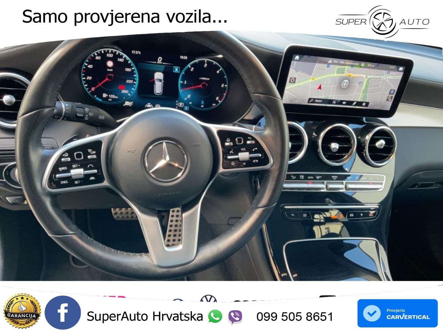 Mercedes GLC 400d (330 KS) 4MATIC 9G-TRONIC ZRAČNI+ACC+GR SJED+KAM