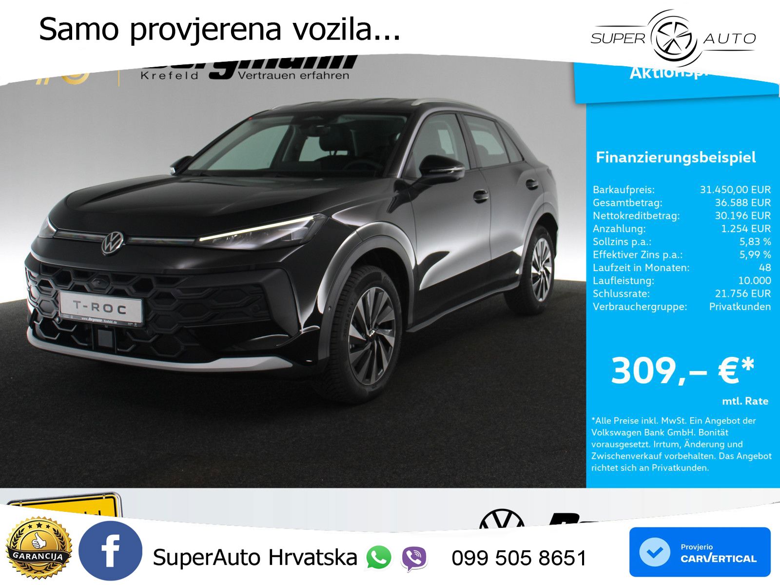 Volkswagen T-Roc II 1.5 eTSI (116 KS)  DSG MATRIX+GR SJED+KAM