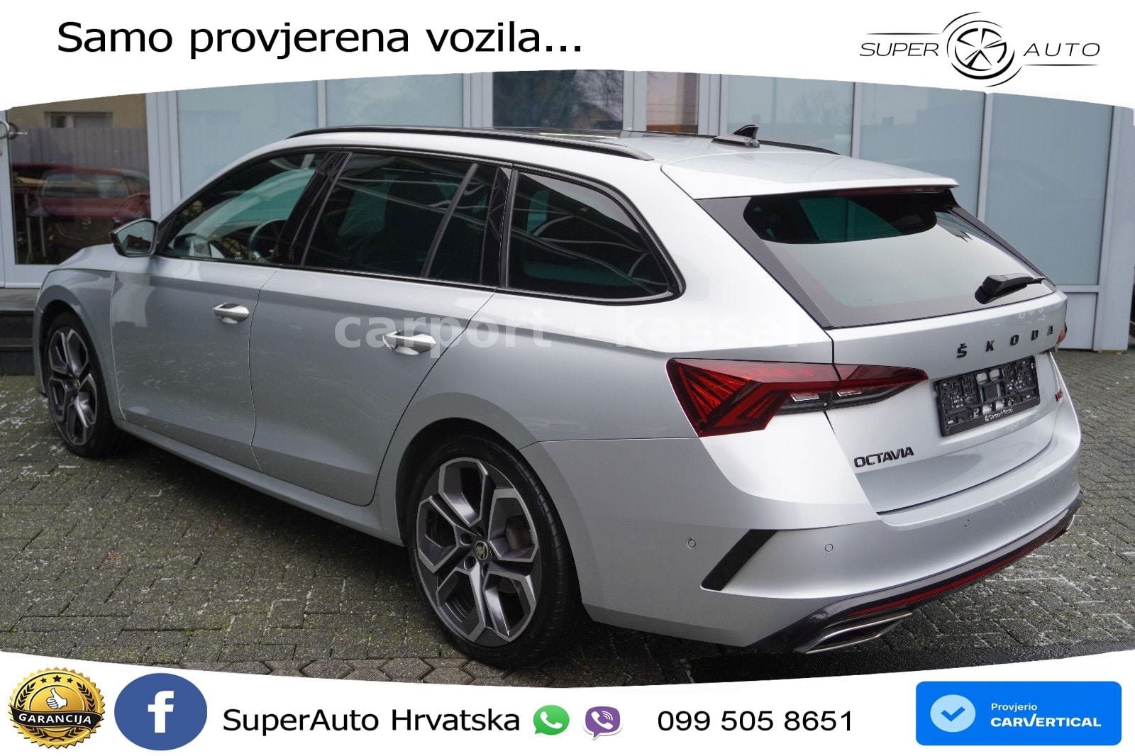Škoda Octavia Combi RS 2.0 TDI (200 KS) 4x4 DSG LED+GR SJED+ACC