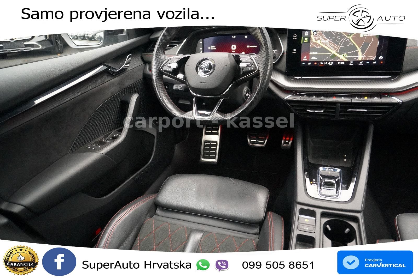 Škoda Octavia Combi RS 2.0 TDI (200 KS) 4x4 DSG LED+GR SJED+ACC