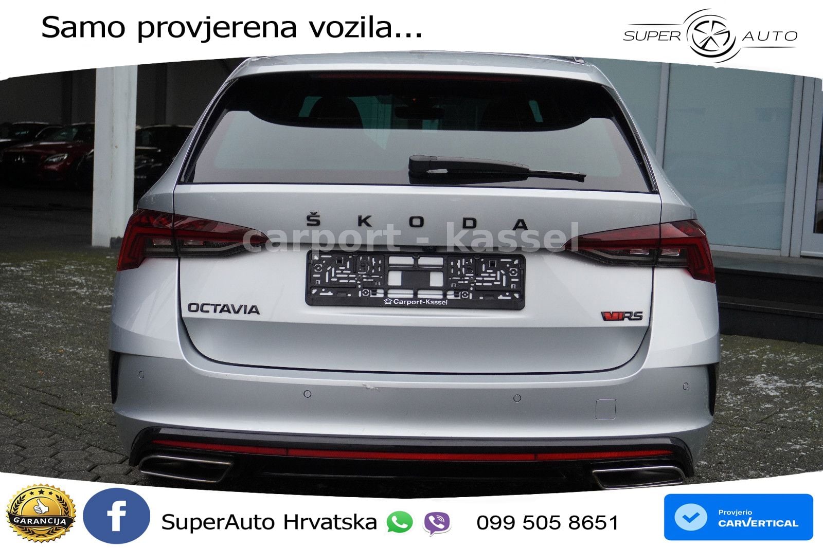 Škoda Octavia Combi RS 2.0 TDI (200 KS) 4x4 DSG LED+GR SJED+ACC