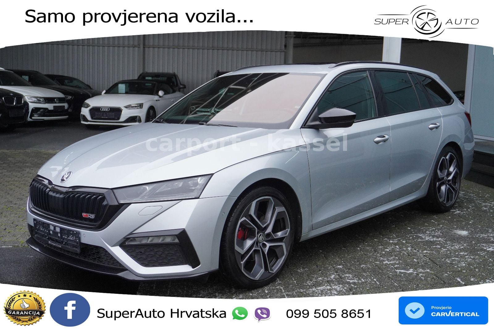 Škoda Octavia Combi RS 2.0 TDI (200 KS) 4x4 DSG LED+GR SJED+ACC