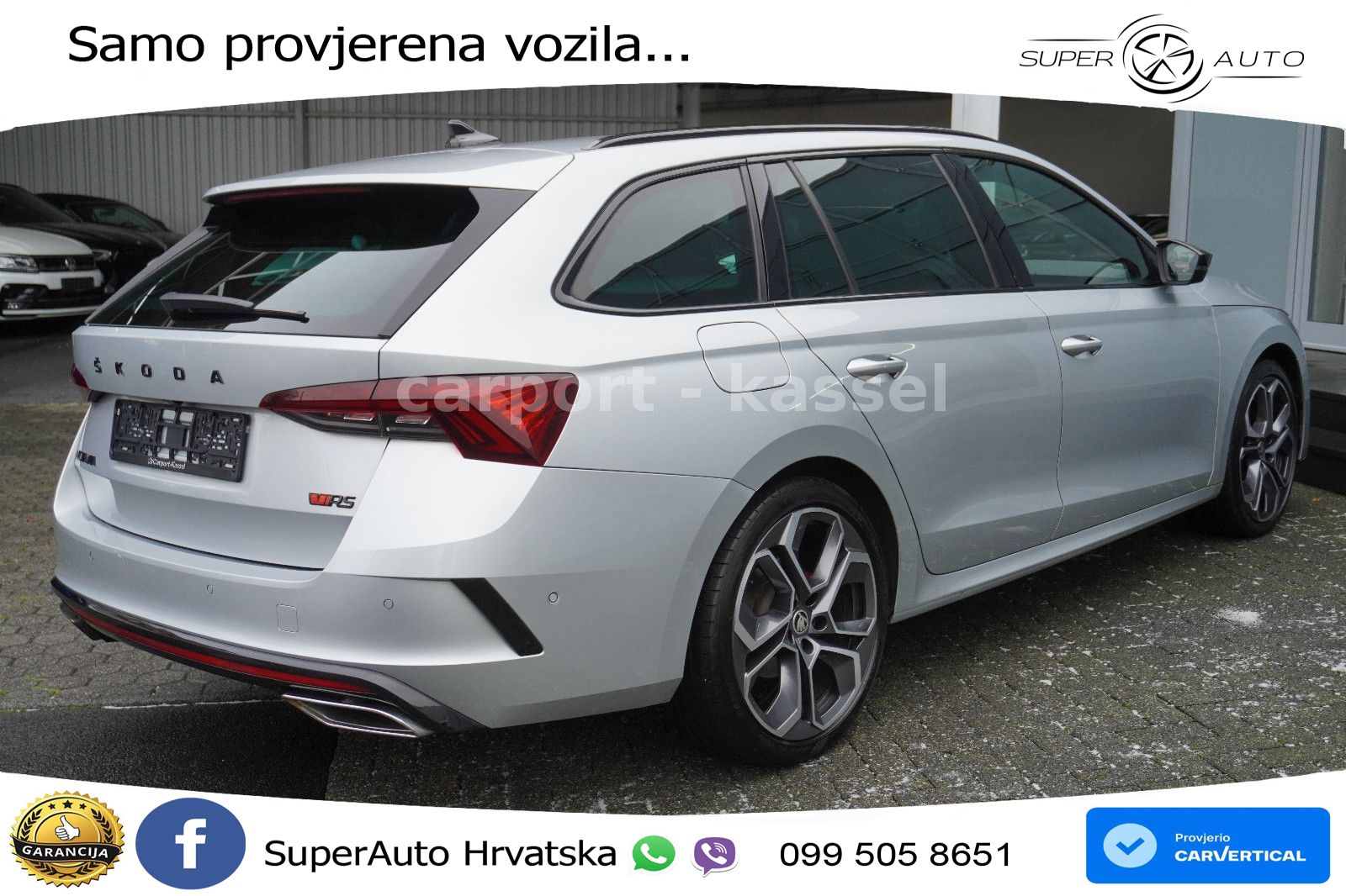 Škoda Octavia Combi RS 2.0 TDI (200 KS) 4x4 DSG LED+GR SJED+ACC