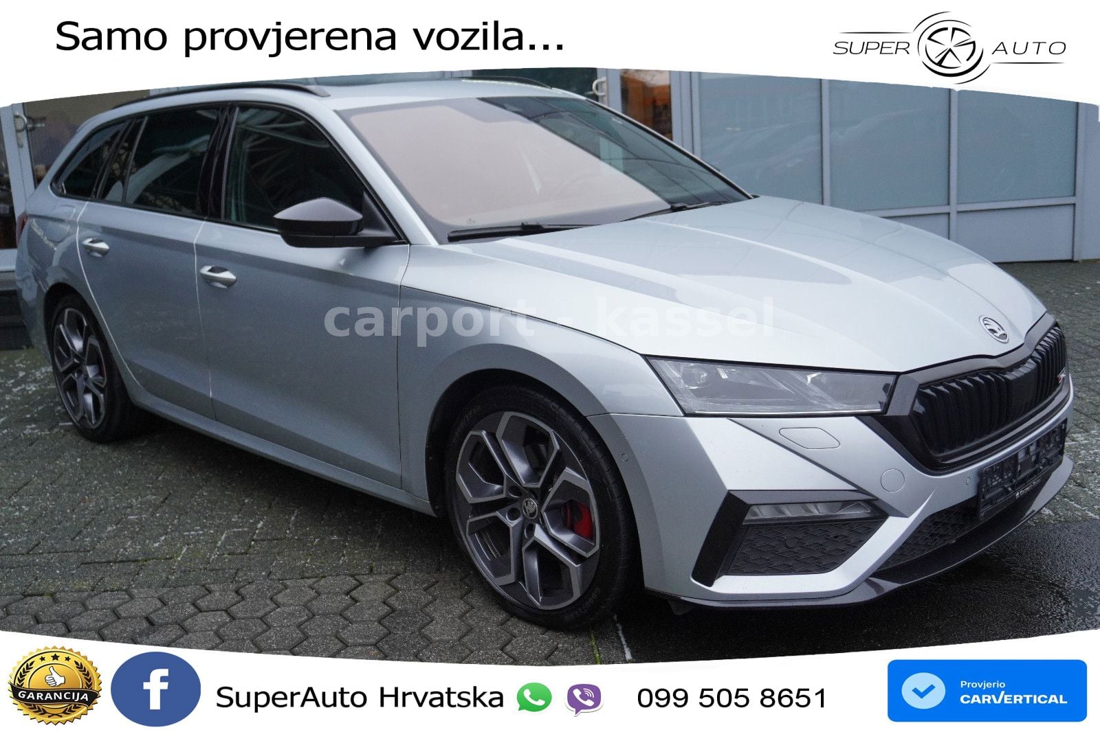 Škoda Octavia Combi RS 2.0 TDI (200 KS) 4x4 DSG LED+GR SJED+ACC