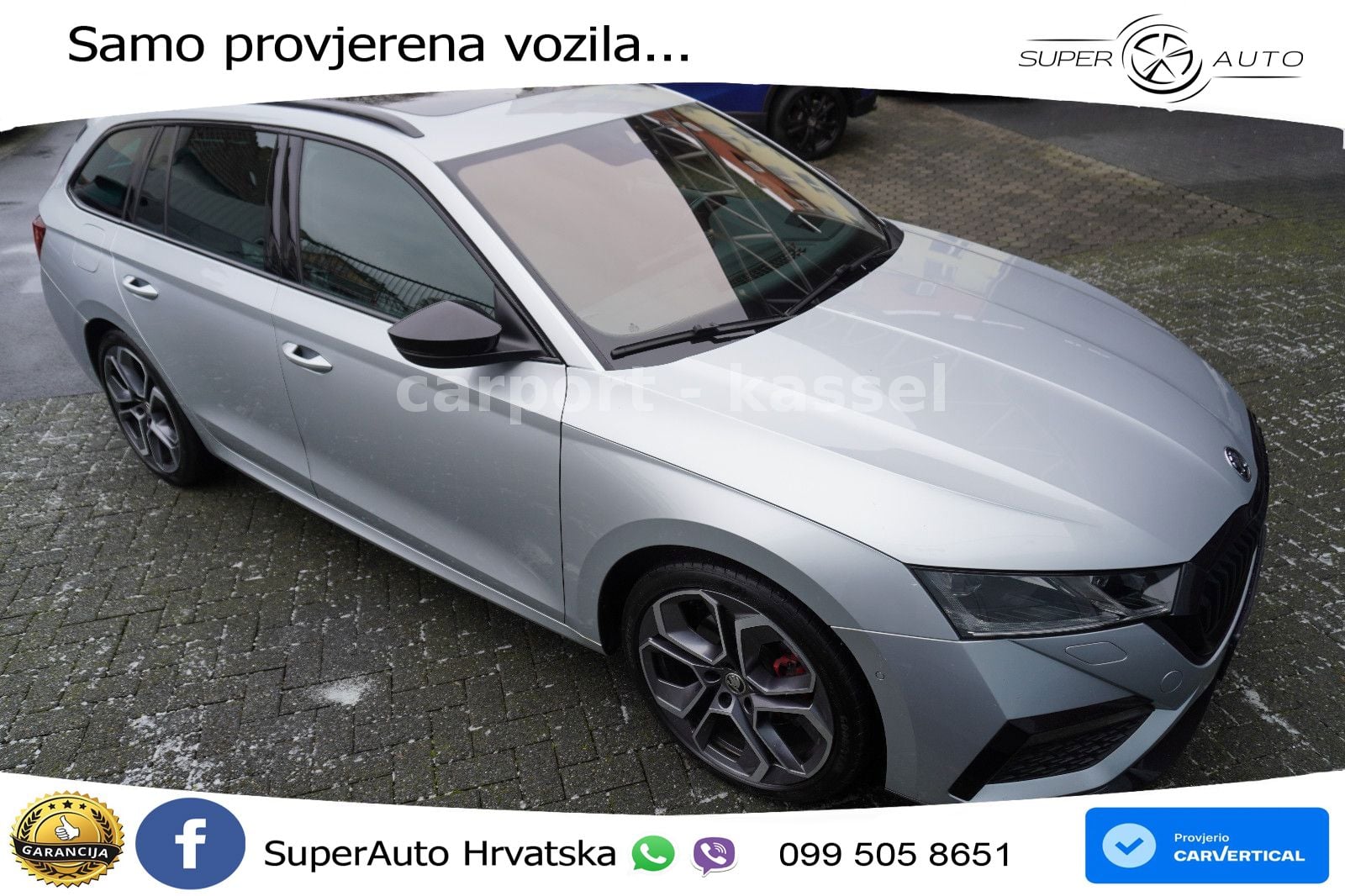 Škoda Octavia Combi RS 2.0 TDI (200 KS) 4x4 DSG LED+GR SJED+ACC