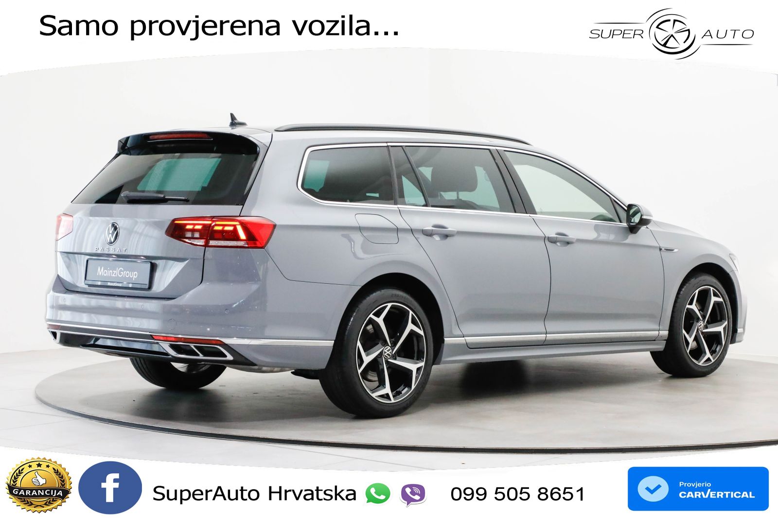 Volkswagen Passat Variant 2.0 TSI (190 KS) DSG R-Line LED+GR SJED+ACC