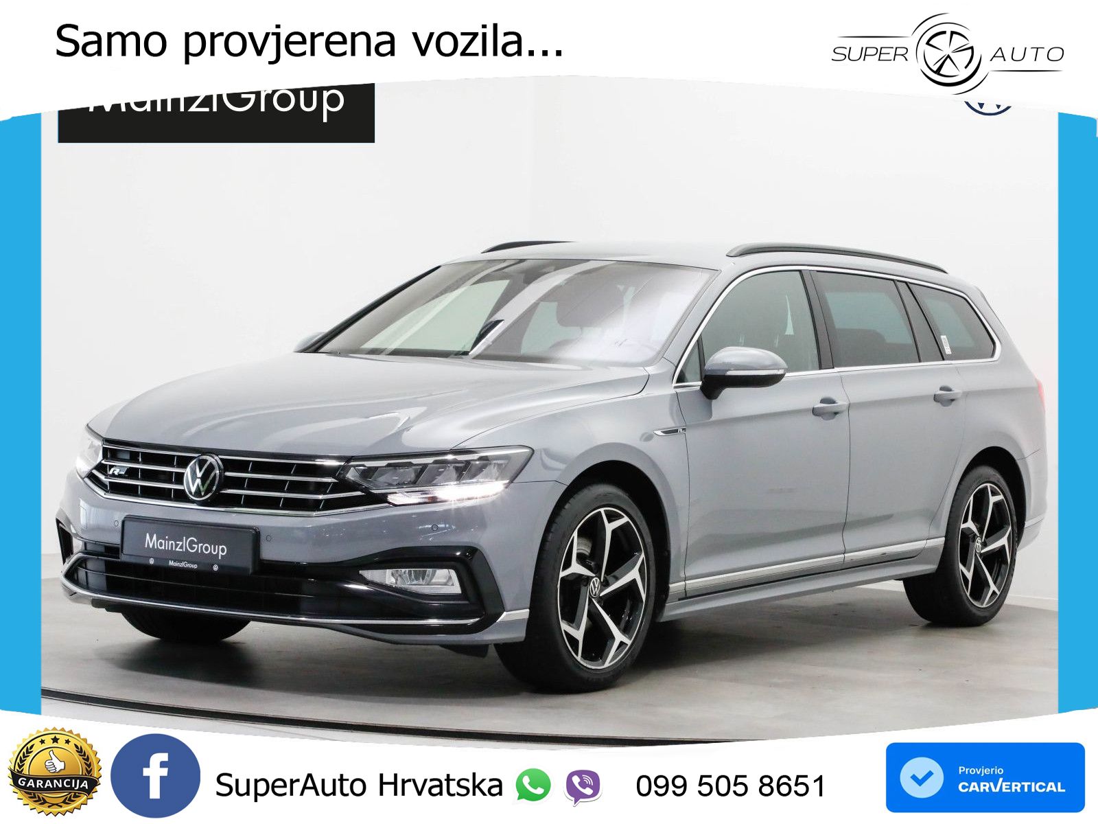 Volkswagen Passat Variant 2.0 TSI (190 KS) DSG R-Line LED+GR SJED+ACC