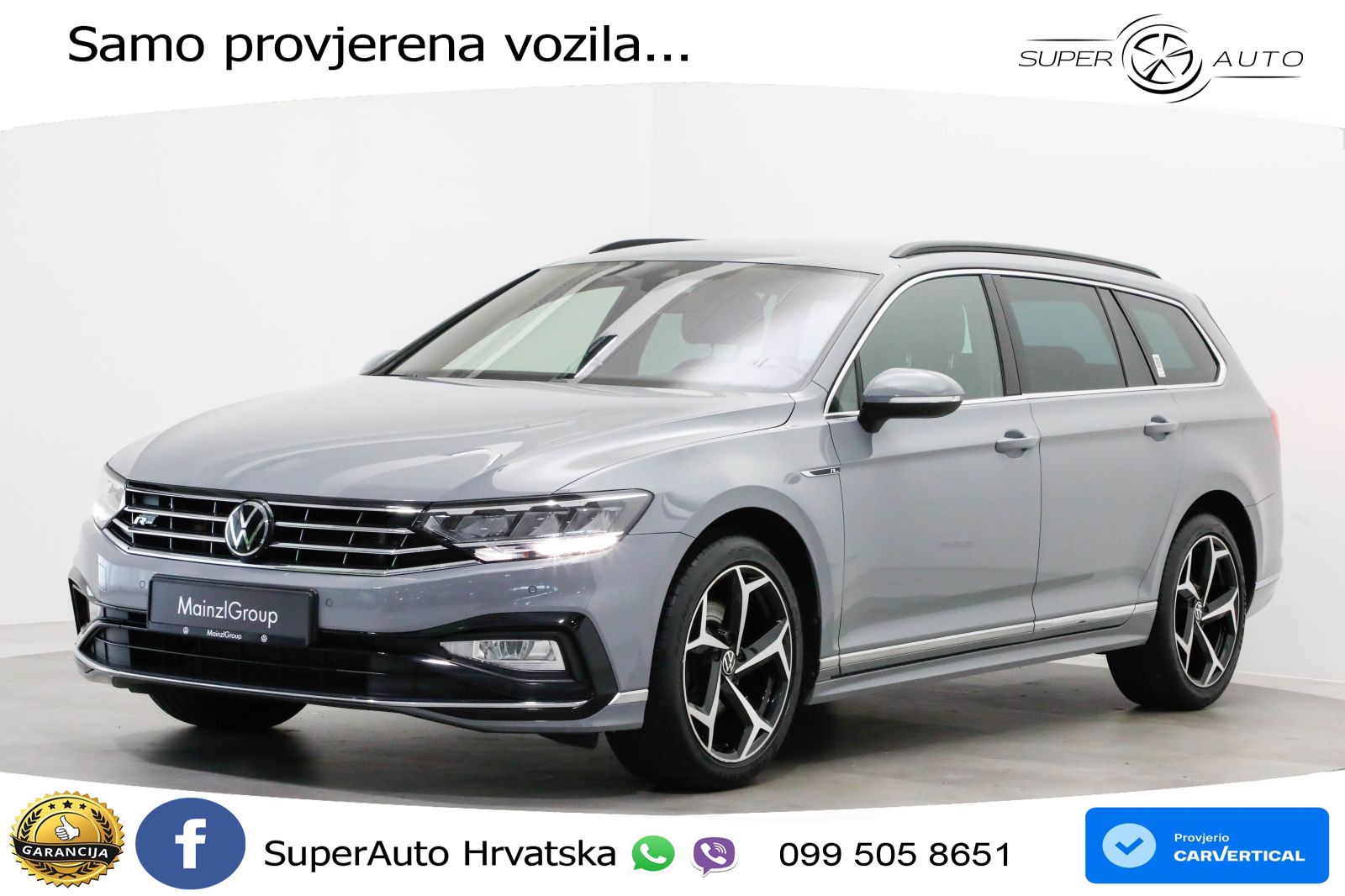 Volkswagen Passat Variant 2.0 TSI (190 KS) DSG R-Line LED+GR SJED+ACC