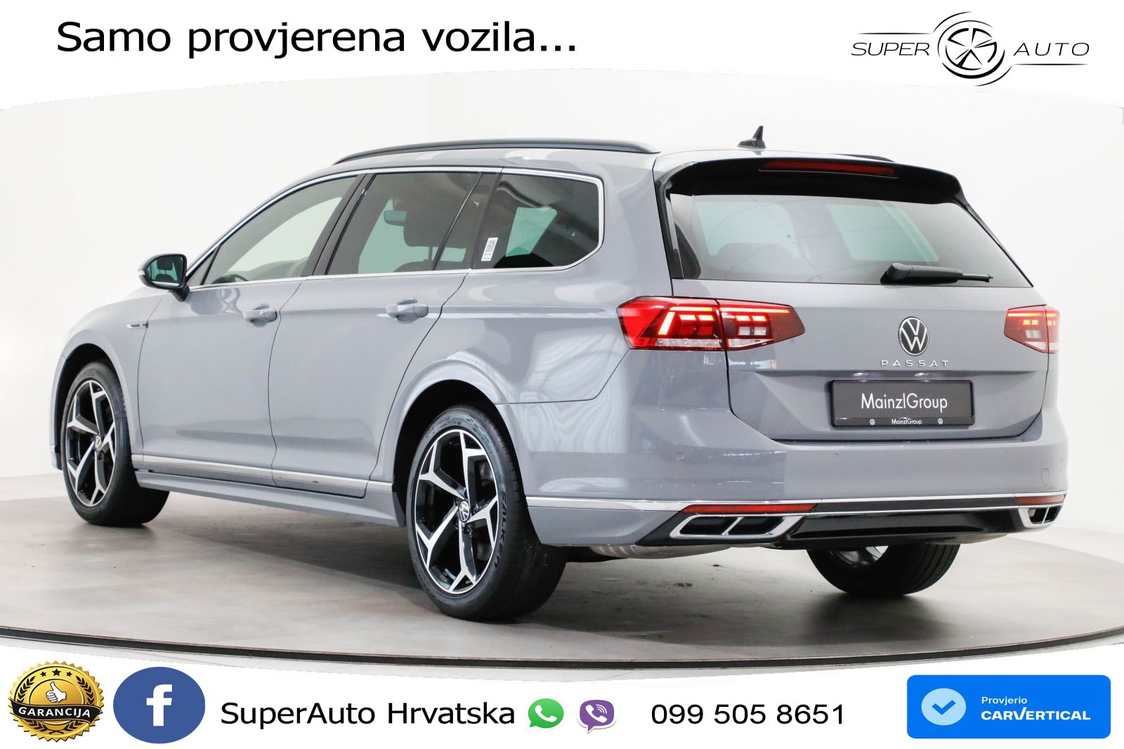 Volkswagen Passat Variant 2.0 TSI (190 KS) DSG R-Line LED+GR SJED+ACC