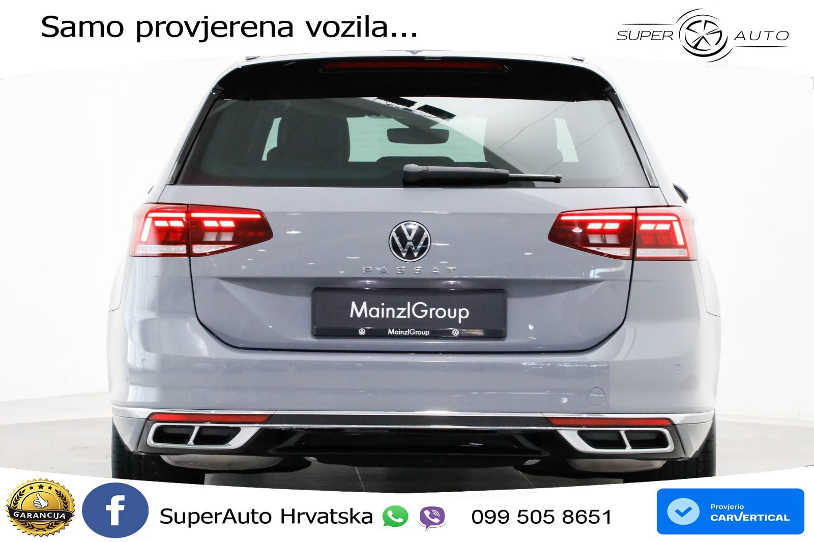 Volkswagen Passat Variant 2.0 TSI (190 KS) DSG R-Line LED+GR SJED+ACC