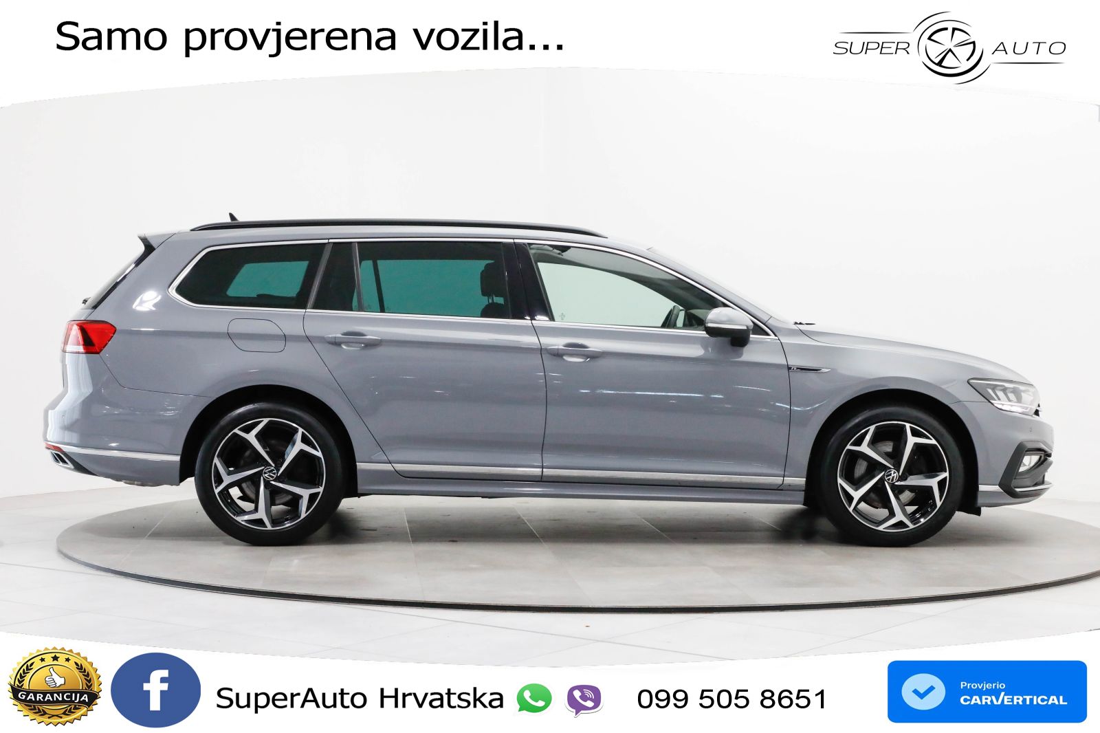 Volkswagen Passat Variant 2.0 TSI (190 KS) DSG R-Line LED+GR SJED+ACC