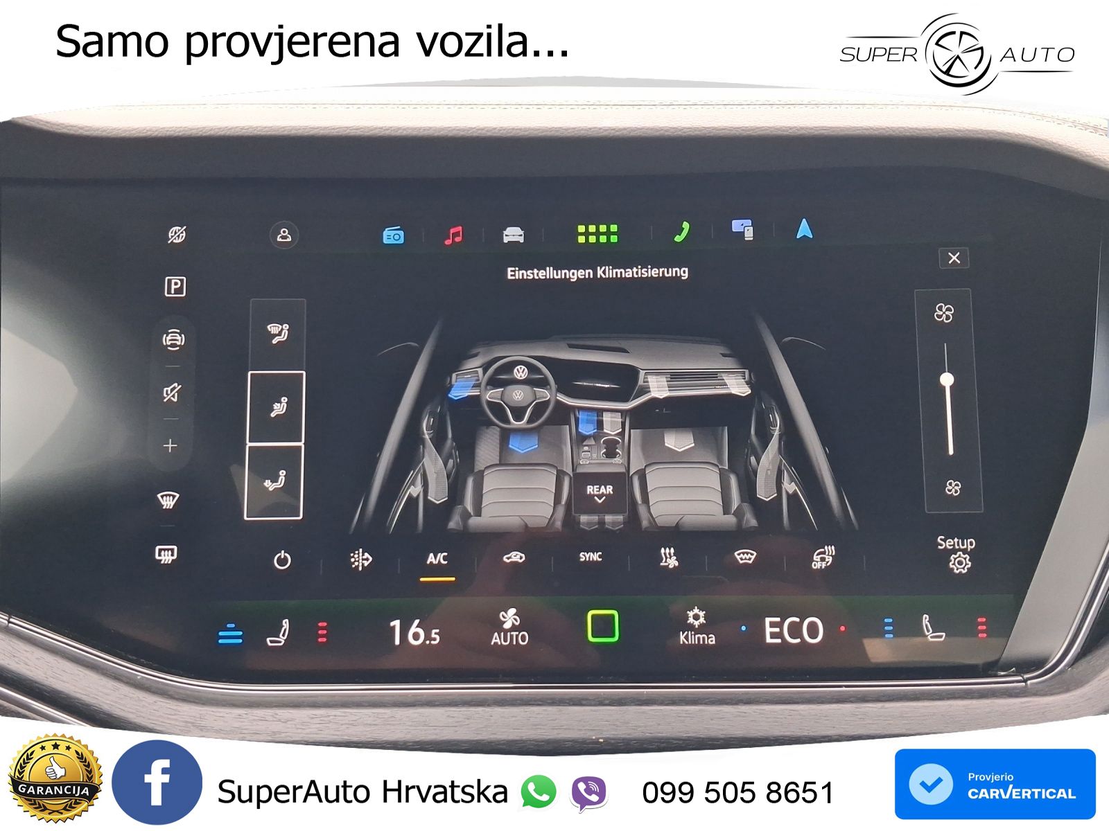 Volkswagen Touareg 3.0 V6 TDI (286 KS) 4MOTION Tiptronic ZRAČNI+ACC+4xGR SJED+KAM