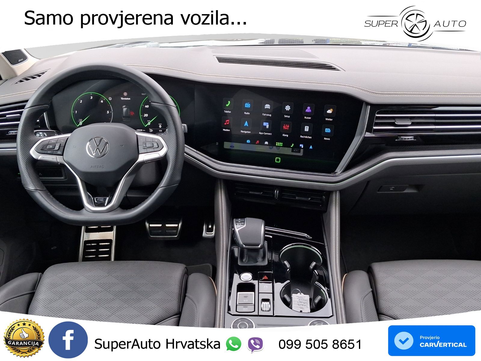 Volkswagen Touareg 3.0 V6 TDI (286 KS) 4MOTION Tiptronic ZRAČNI+ACC+4xGR SJED+KAM