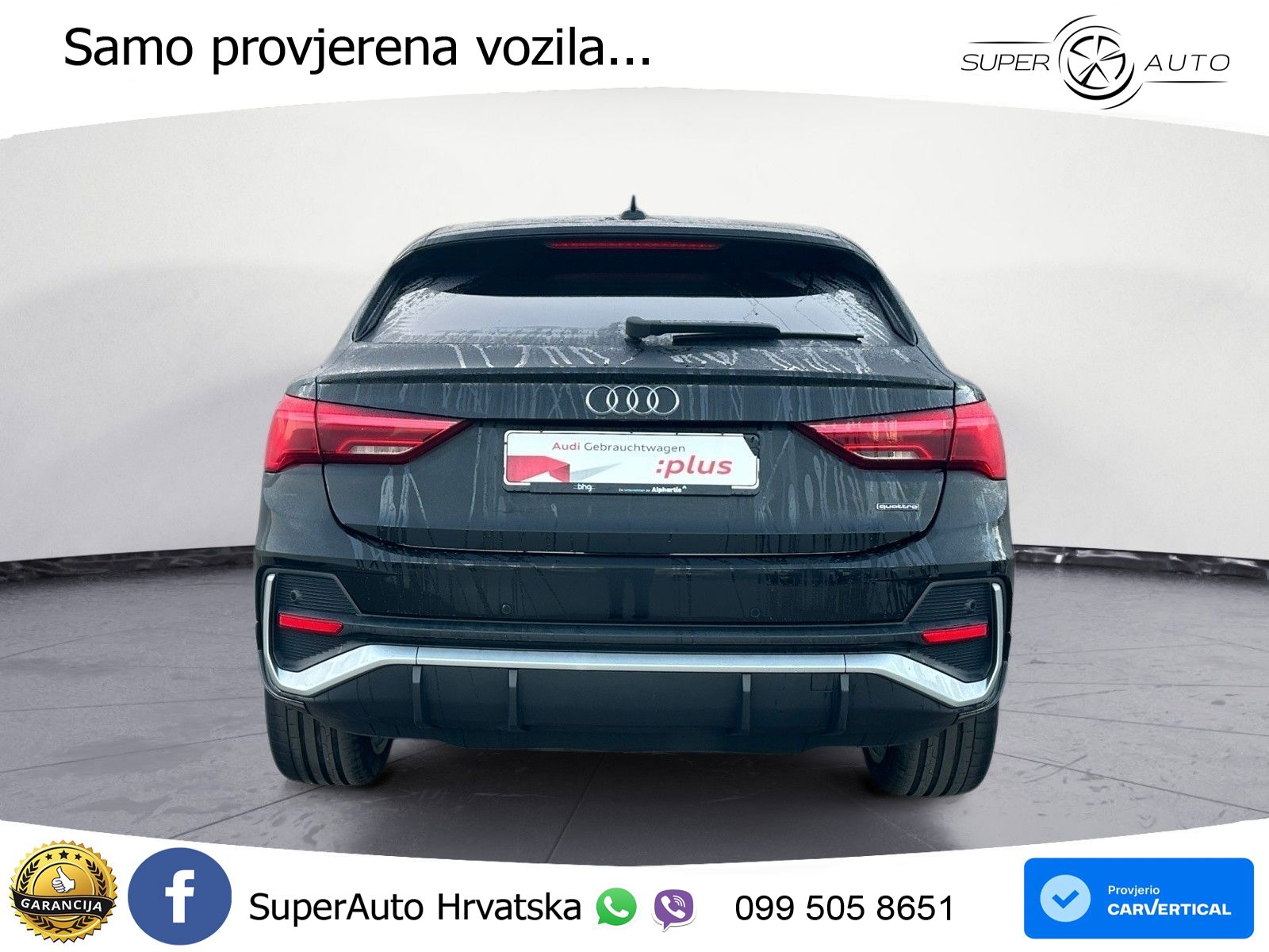 Audi Q3 Sportback 40 TDI (200 KS) quattro S tronic S line LED+GR SJED+ACC