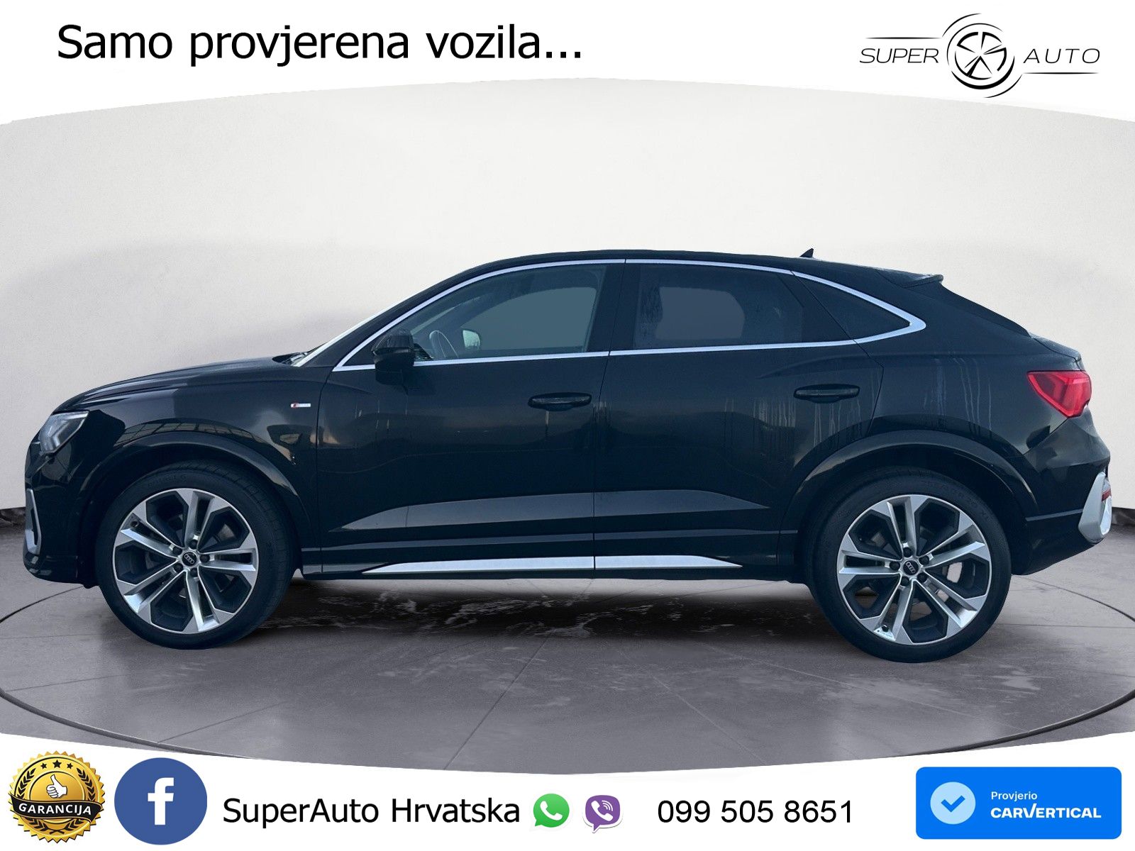 Audi Q3 Sportback 40 TDI (200 KS) quattro S tronic S line LED+GR SJED+ACC