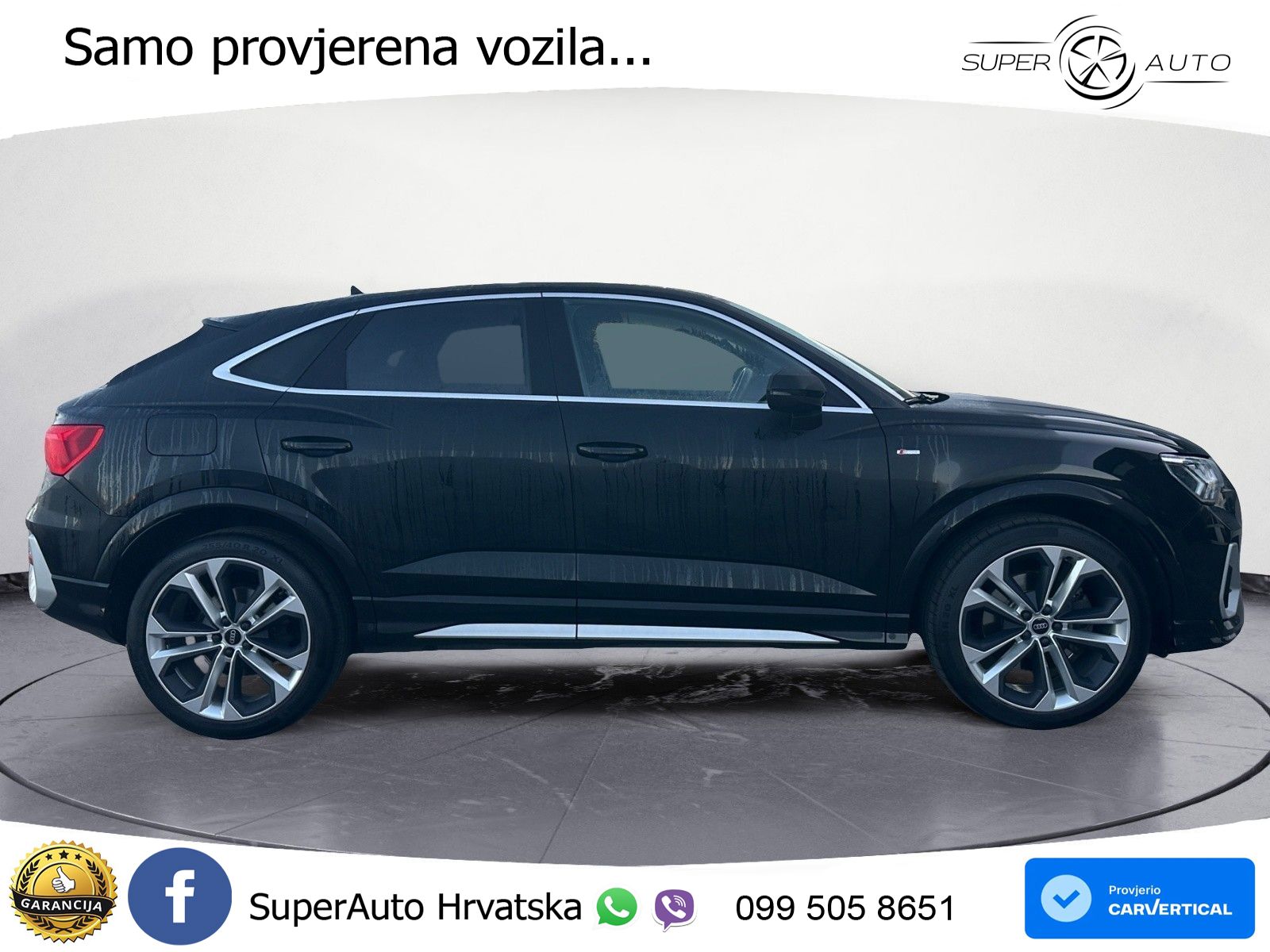 Audi Q3 Sportback 40 TDI (200 KS) quattro S tronic S line LED+GR SJED+ACC