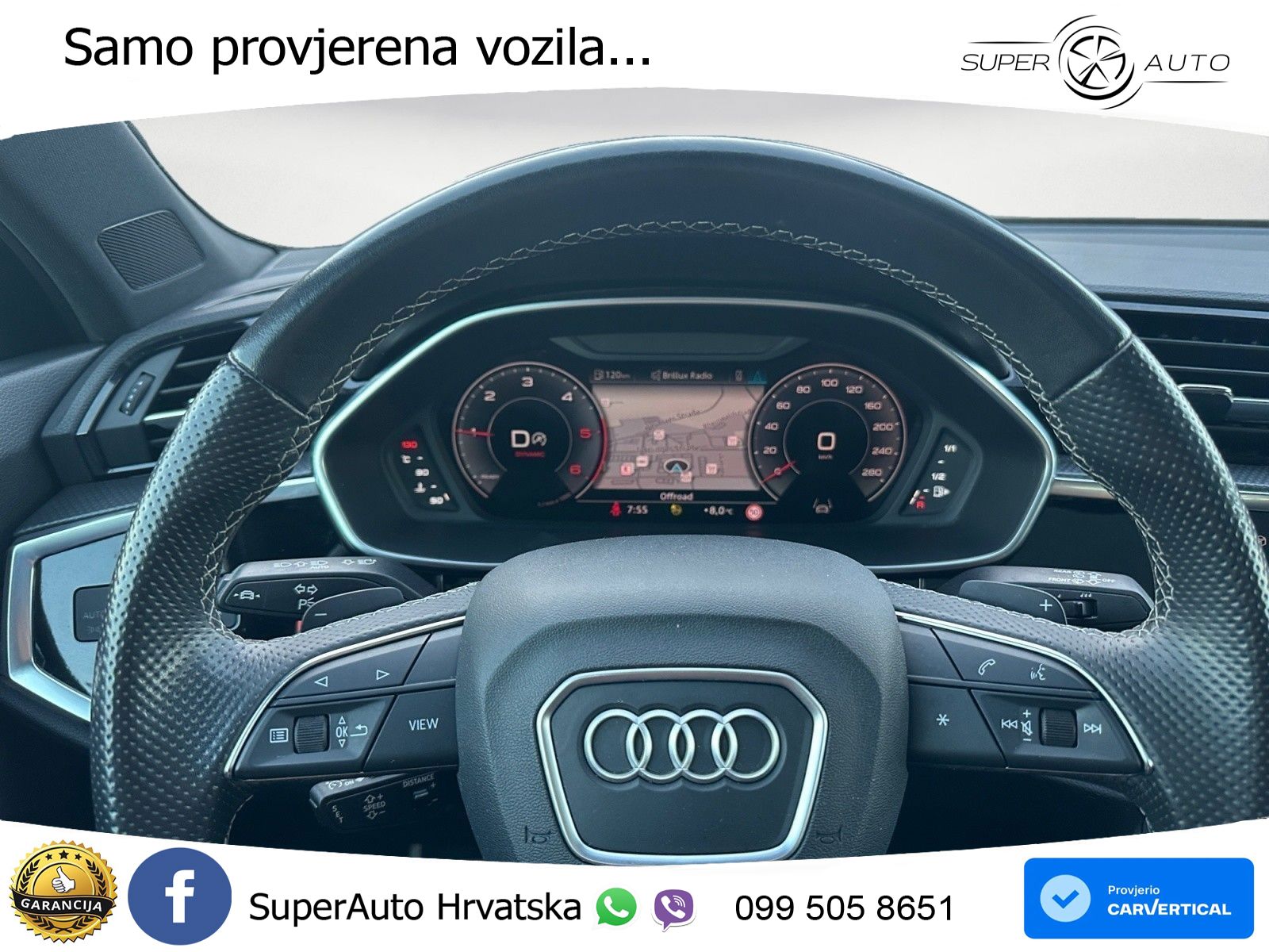 Audi Q3 Sportback 40 TDI (200 KS) quattro S tronic S line LED+GR SJED+ACC