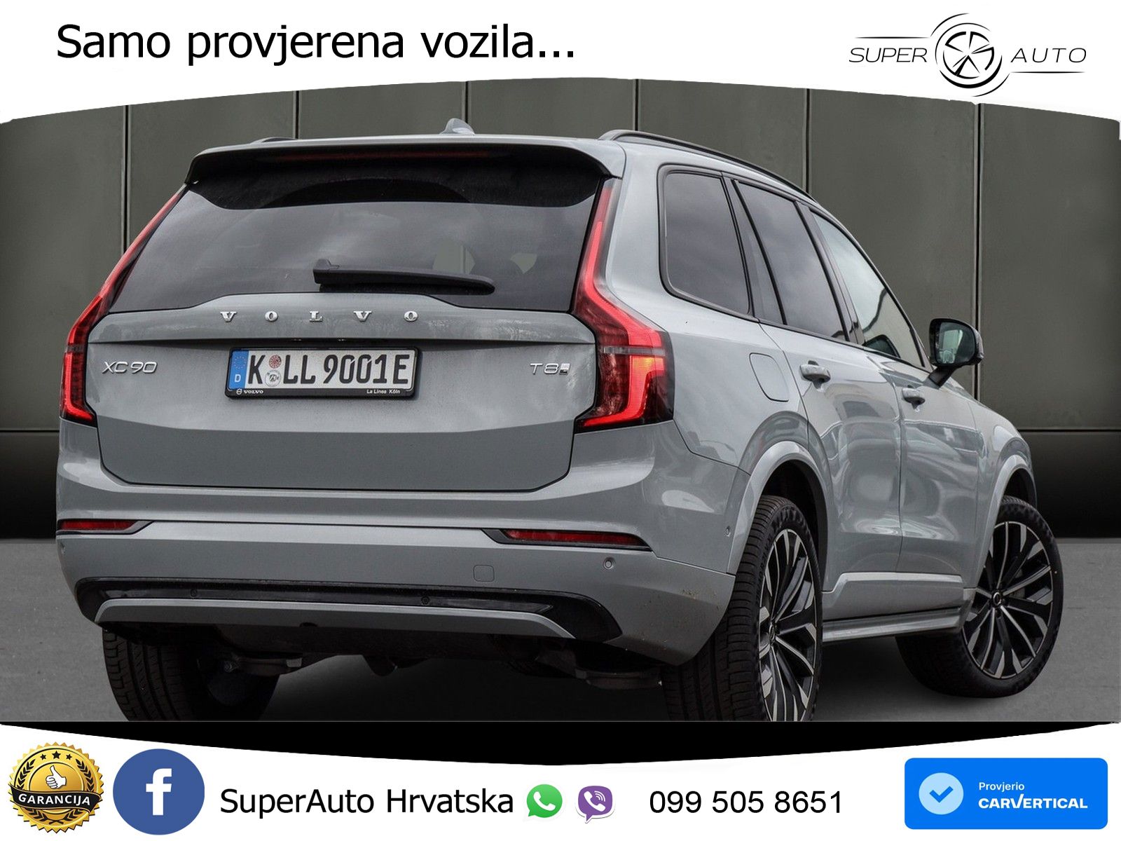 Volvo XC90 2.0 T8 AWD Automatic ZRAČNI+ACC+GR SJED+KAM+PANO