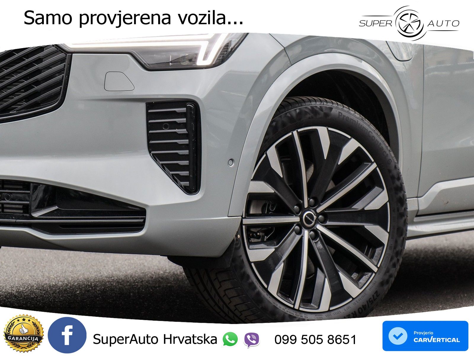 Volvo XC90 2.0 T8 AWD Automatic ZRAČNI+ACC+GR SJED+KAM+PANO