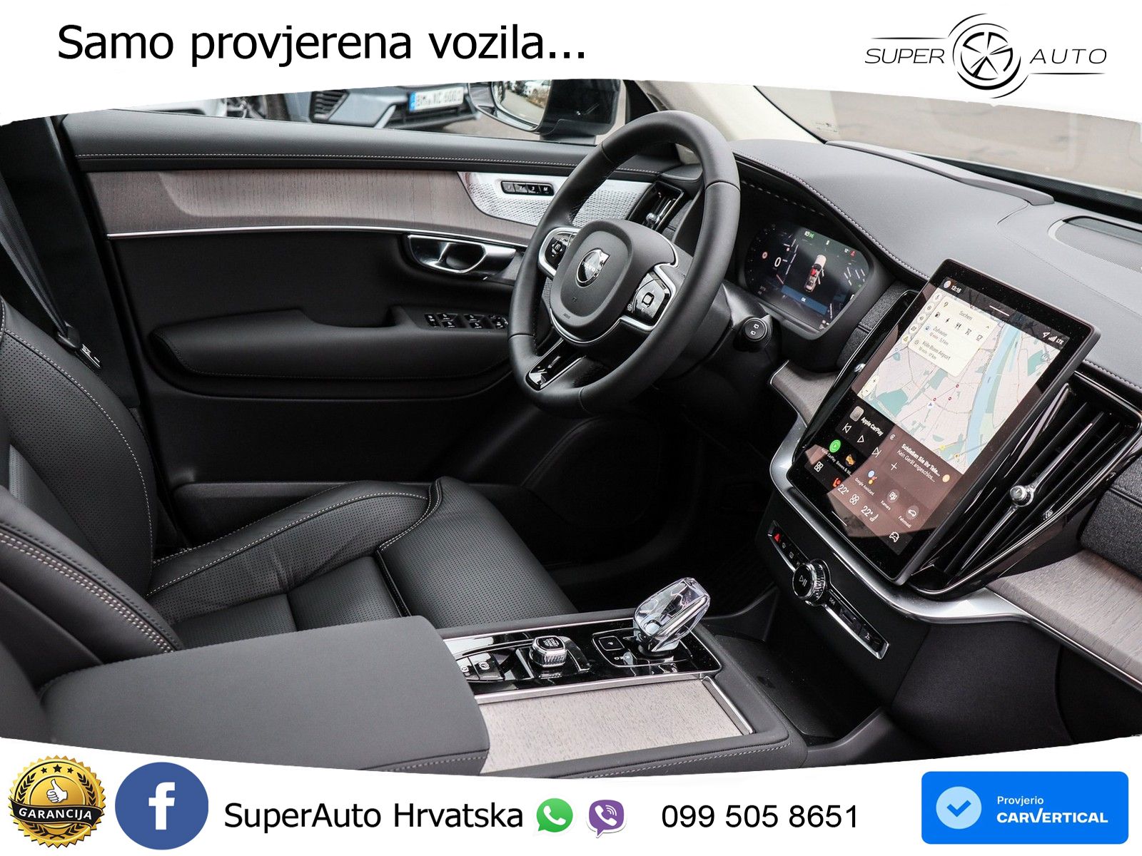 Volvo XC90 2.0 T8 AWD Automatic ZRAČNI+ACC+GR SJED+KAM+PANO