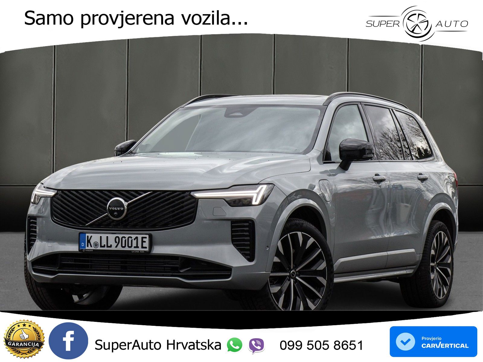 Volvo XC90 2.0 T8 AWD Automatic ZRAČNI+ACC+GR SJED+KAM+PANO